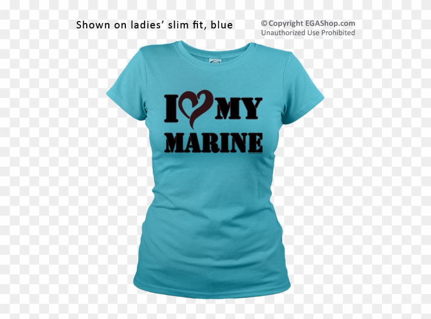 Woman Marine T Shirts Clipart