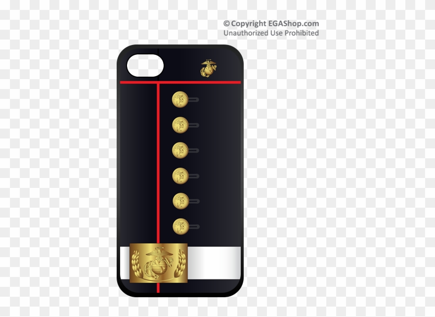 Cell Phone Cover - Usmc Dress Blues Iphone Case Clipart