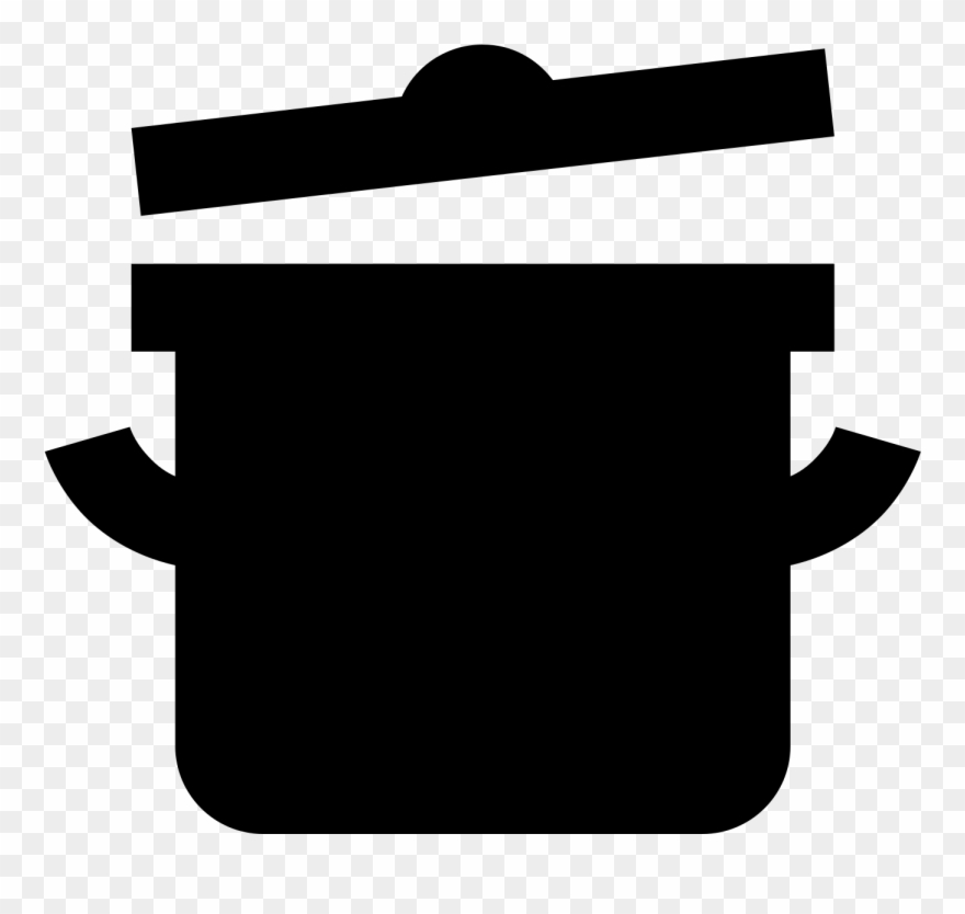 It Is A Kitchen Pot And Lid - Icone Cuisine Png Clipart