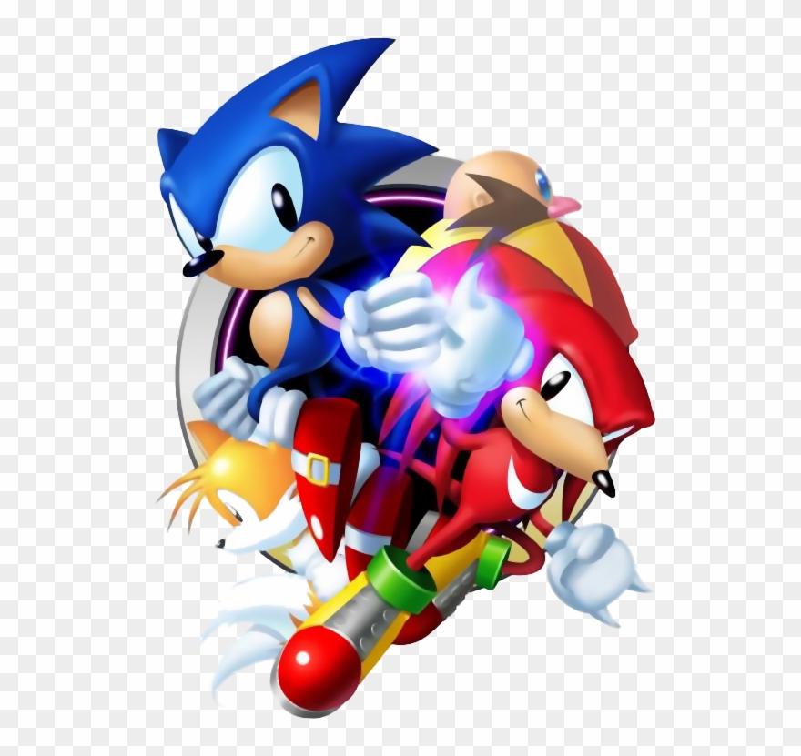 This Artwork 2007 Sega Corporation - Sonic The Hedgehog 3 And Knuckles Clipart
