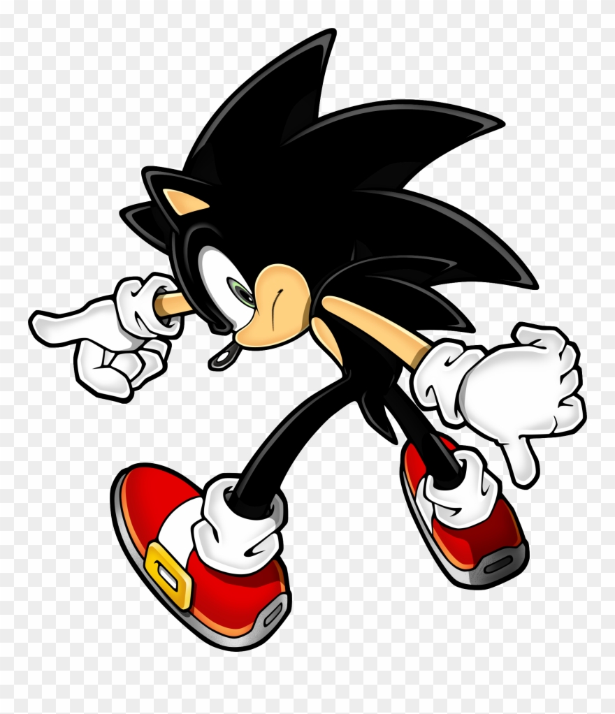 Sonic The Hedgehog Transparent Image - Sonic The Hedgehog Black Clipart