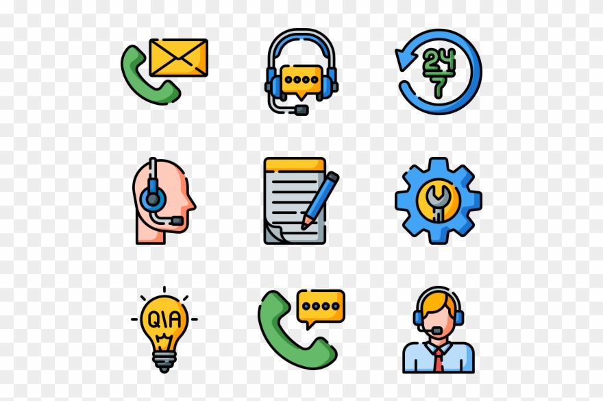 Call Center Service - Disease Icon Clipart