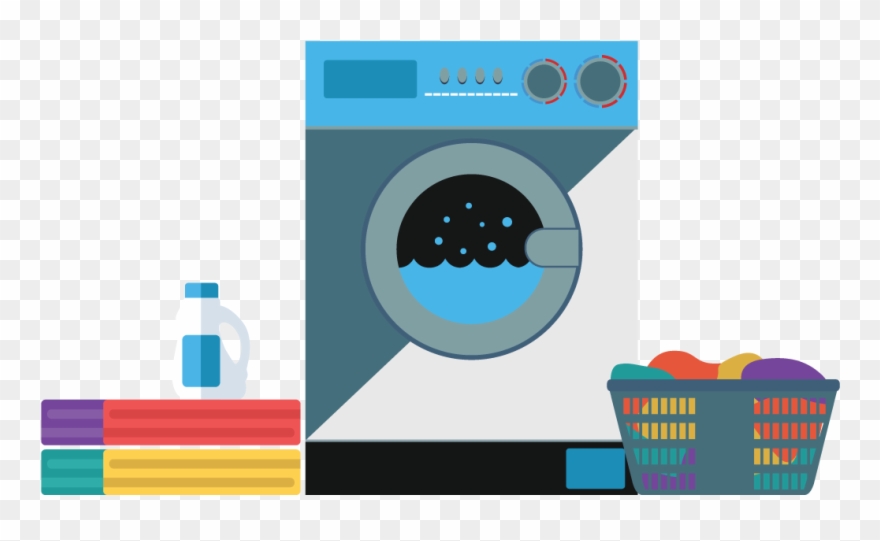 Wash & Dry - Graphic Design Clipart