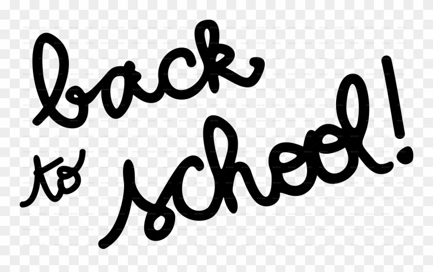 Keep Calm And Back - Back To School Chalk Png Clipart