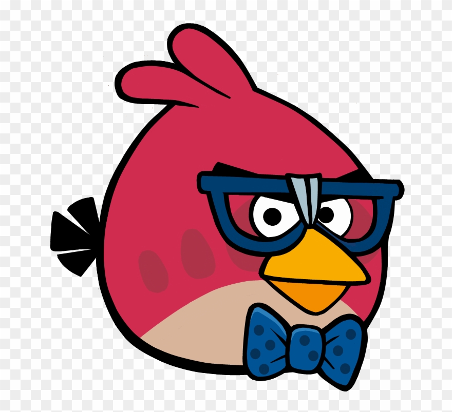 Cool Tool - - Angry Birds Nerdy Bird Clipart