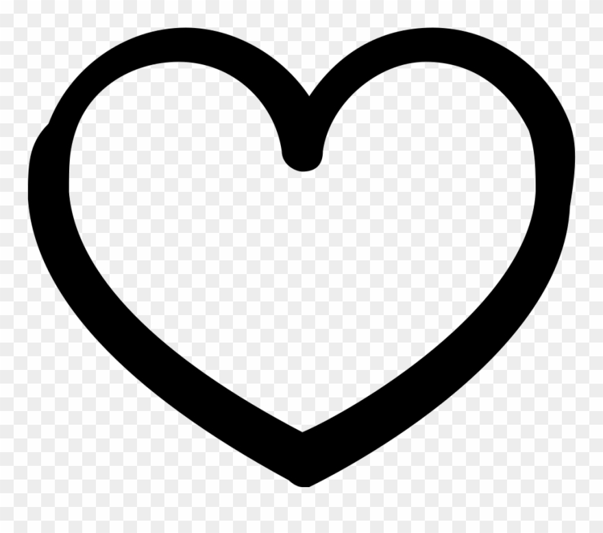 Png File Svg - Heart Outline Icon Png Clipart