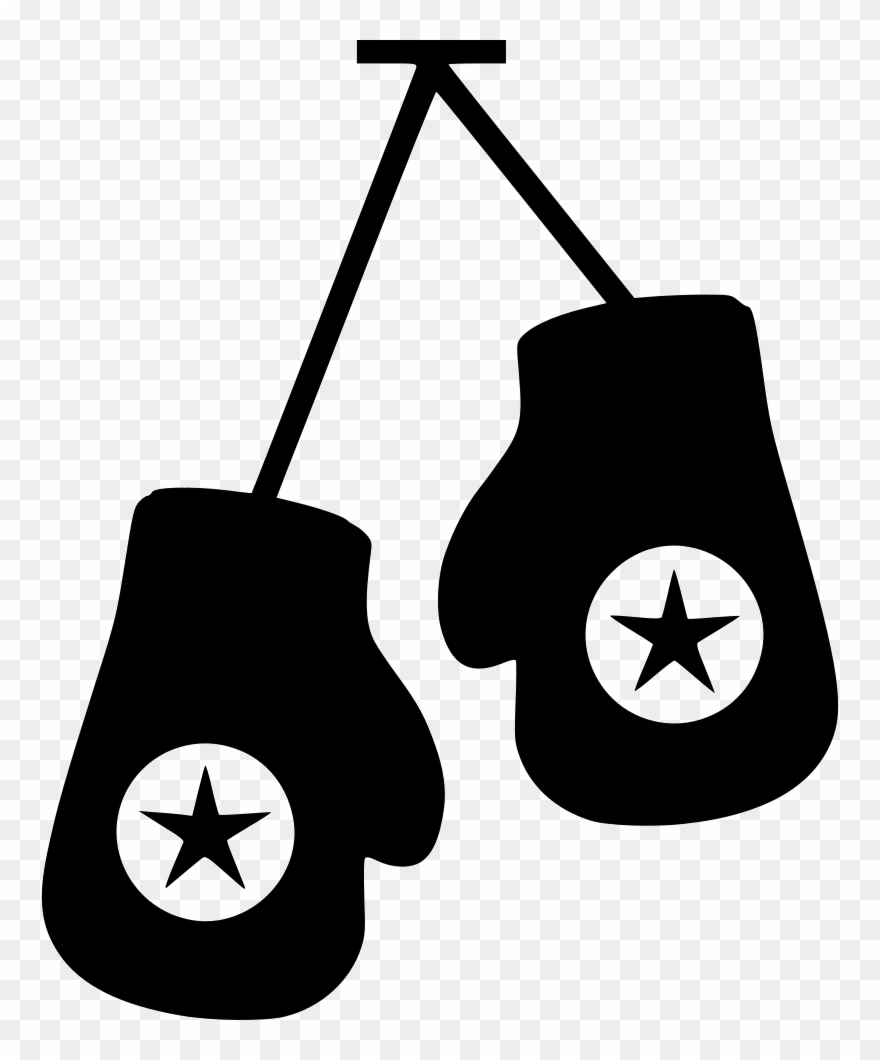 Boxing Game Sport Gloves Fight Punch Accessory Ⓒ - Chargeurs Reunis Clipart