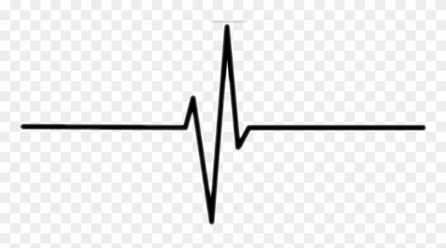 #ekg#freetoedit - Black Transparent Heartbeat Png Clipart
