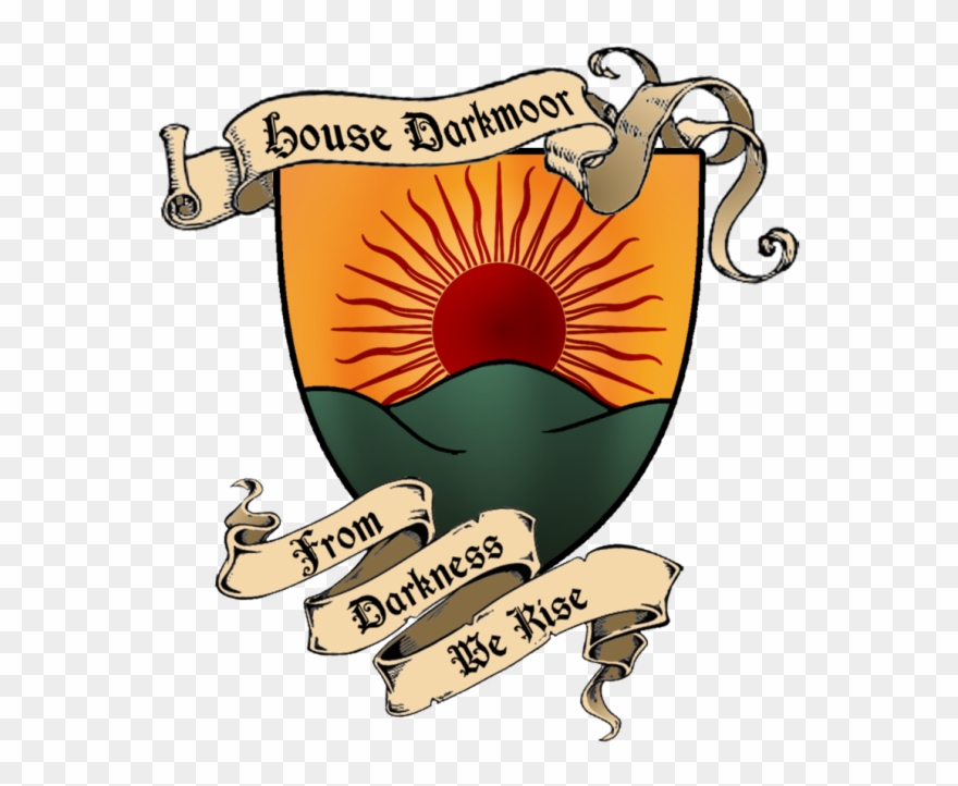 House Darkmoor By Whitemace-dazzlrk - Scroll Banner Clip Art - Png Download