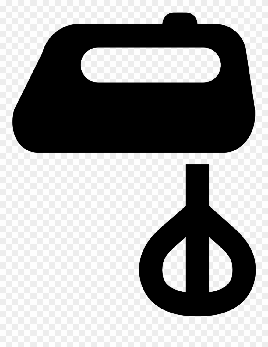 This Is A Picture Of A Hand Mixer From The Side - Mixer Icon Clipart