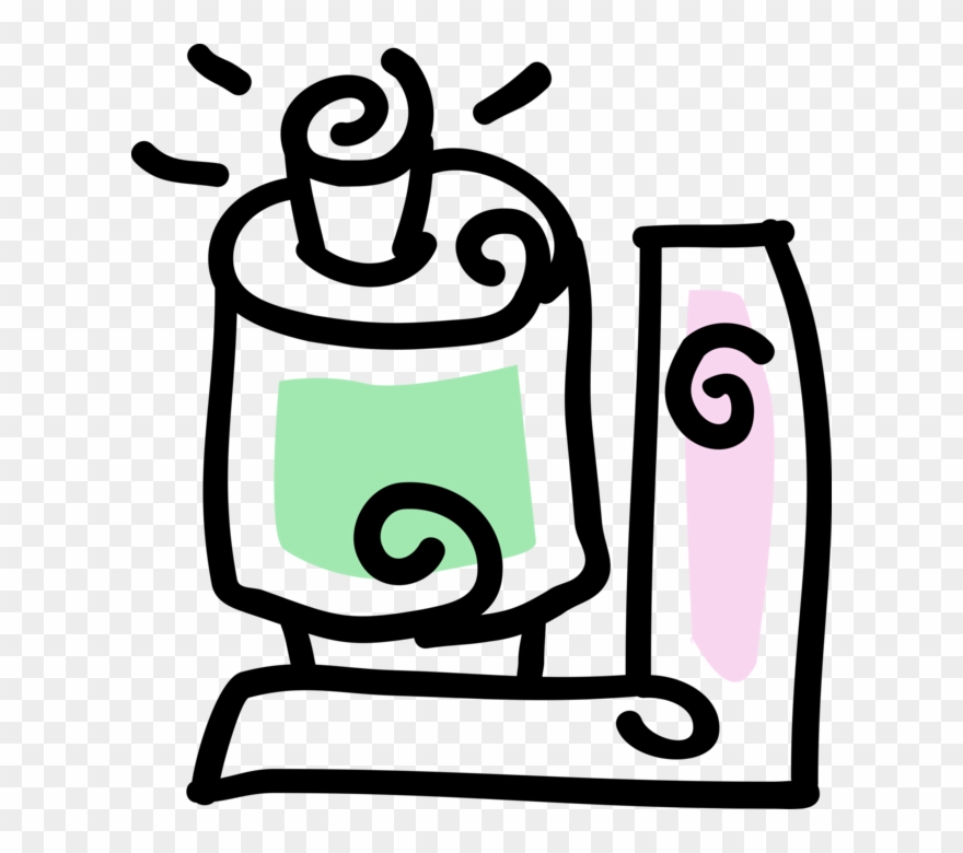 Vector Illustration Of Kitchen Small Appliance Electric Clipart