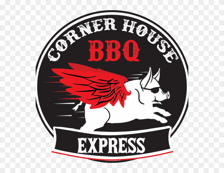 Corner House Bbq Express Logo - Emblem Clipart