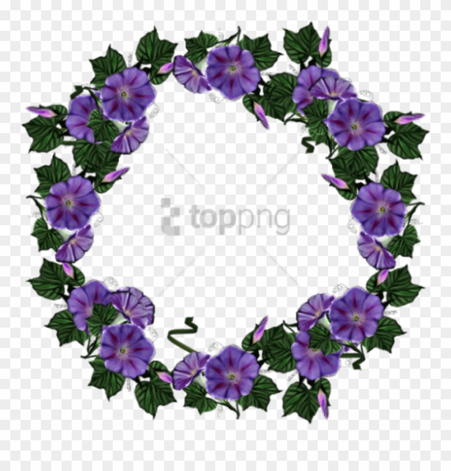 Free Png Purple Flower Crown Transparent Png Image - Have A Beautiful Thursday Clipart