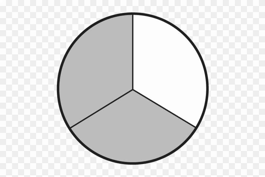 Fraction Shapes Templates 60285 - Fractions Shapes Clipart Black And White - Png Download