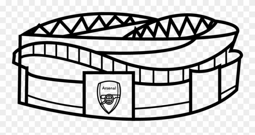 Emirates Stadium - Sketch Clipart