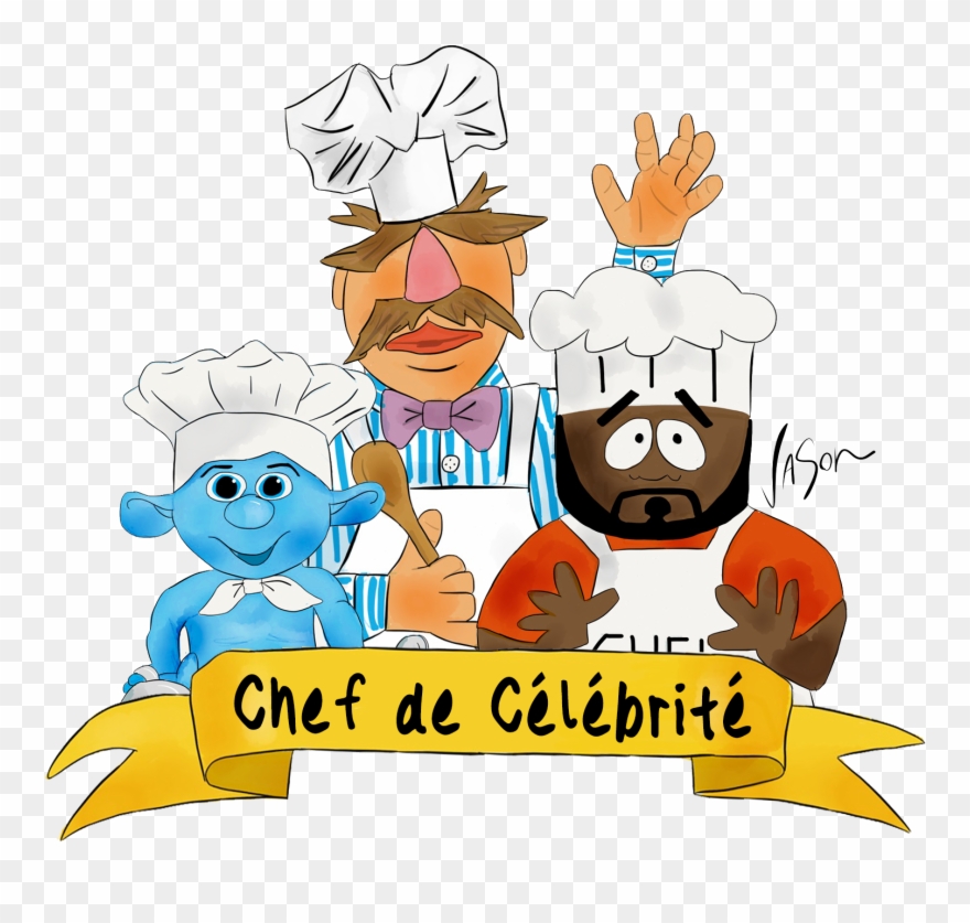 Celebrity Chefs Are A Very Common Part Of Today's Pop - Cartoon Clipart