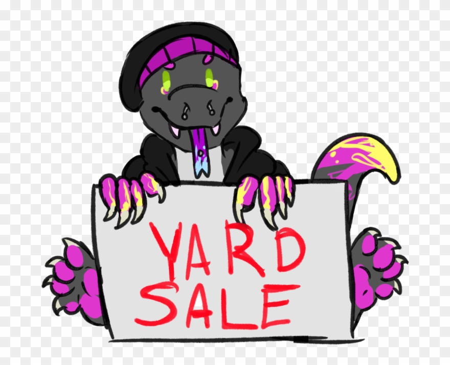 Character Clean Out Sale Clipart