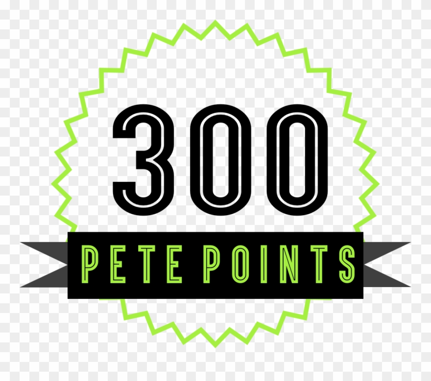 300 Pete Points - Medal Ribbon Coloring Page Clipart