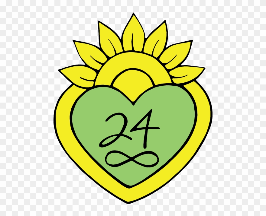 Spiritual Healing With You In Mind - Clipart Sunflower Black And White - Png Download