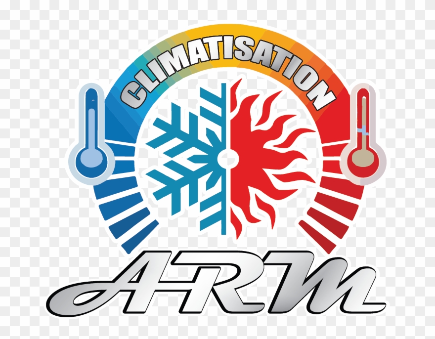 Climatisation A - R - M - - Heating And Cooling Symbol Clipart