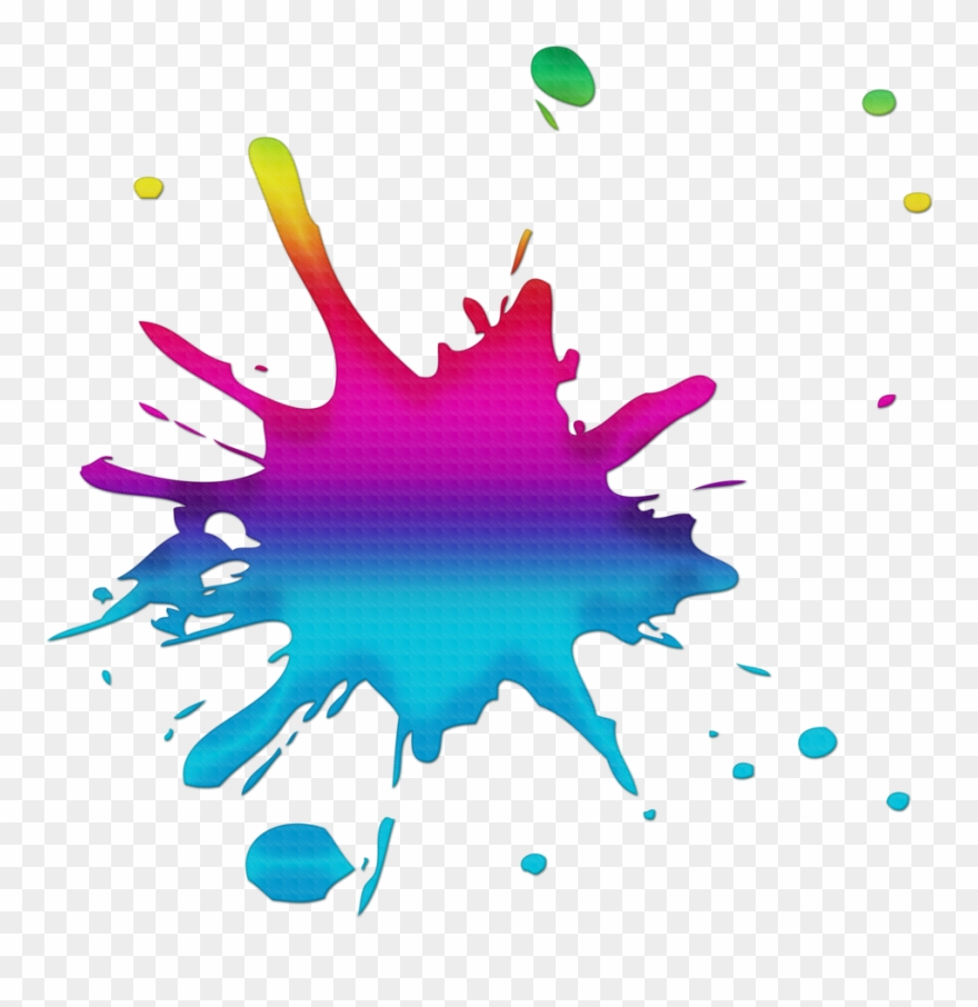 Splash Clipart Colour Splash - Png Download