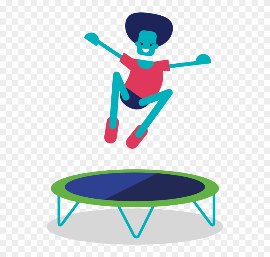 Health Conditions To Become And Stay More Physically - Trampoline Jump Clipart