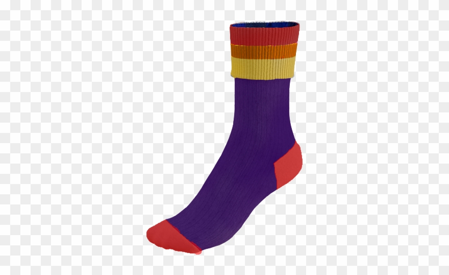 Socks Clipart High Sock - Sock - Png Download