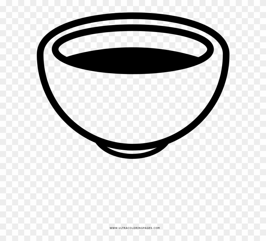 Soup Coloring Page - Circle Clipart