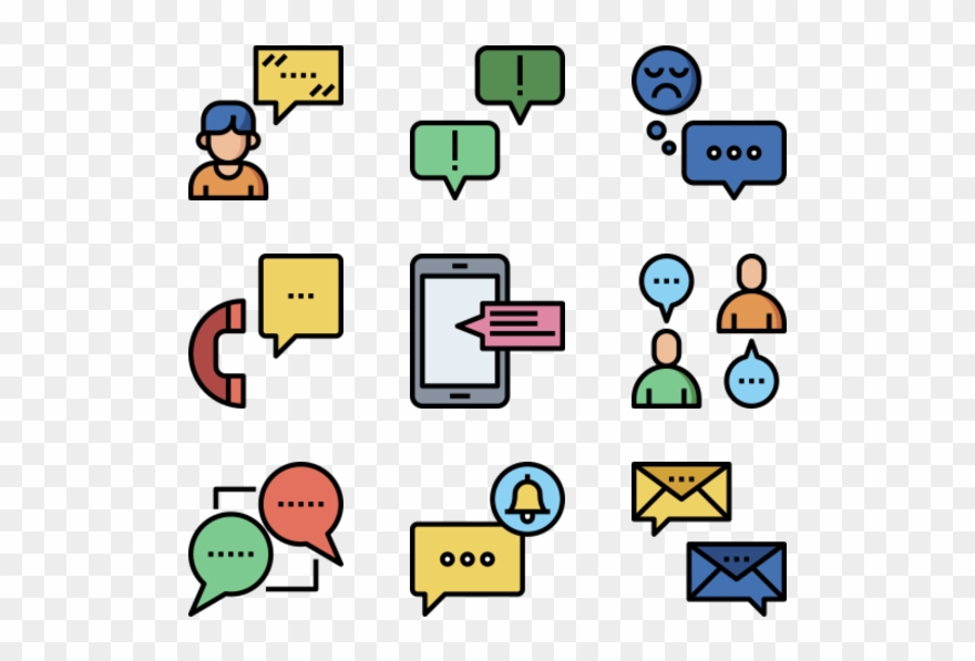 Message Bubbles Clipart