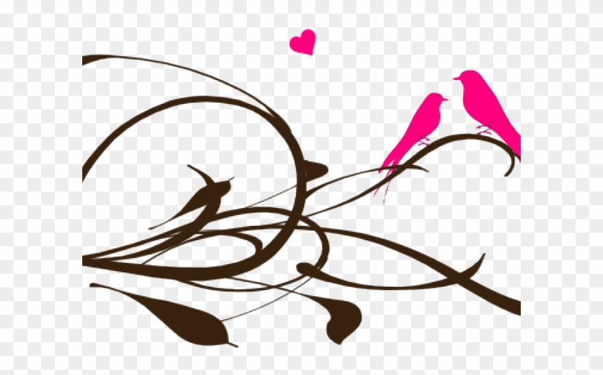 Love Birds Clipart Animated Love - Love Birds Images Clip Art - Png Download