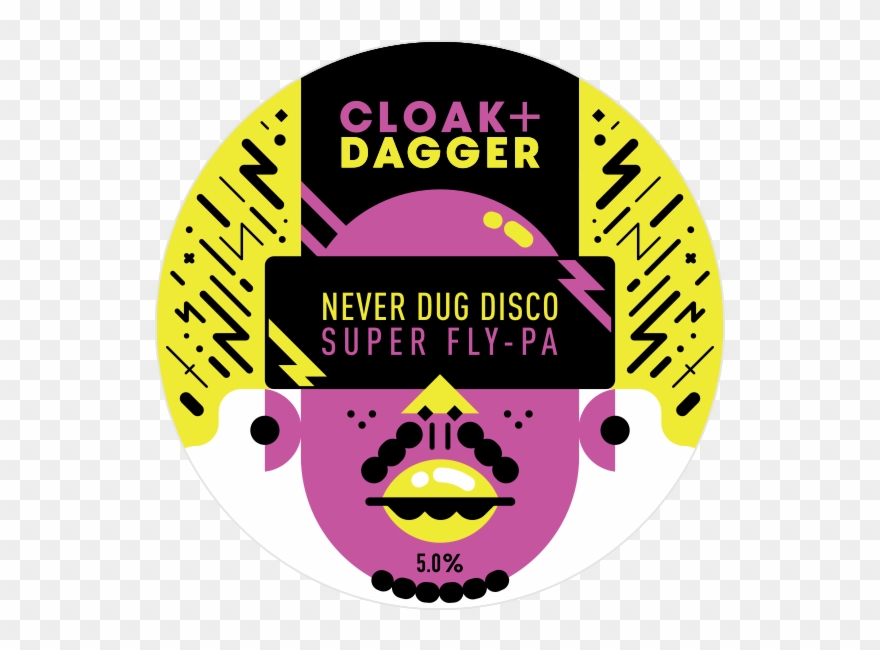 Never Dug Disco Super Fly-pa - Circle Clipart