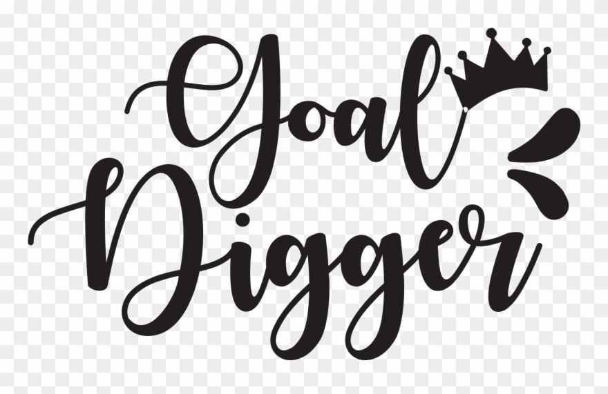 Q4 Goal Digger - Babe With The Power Clipart