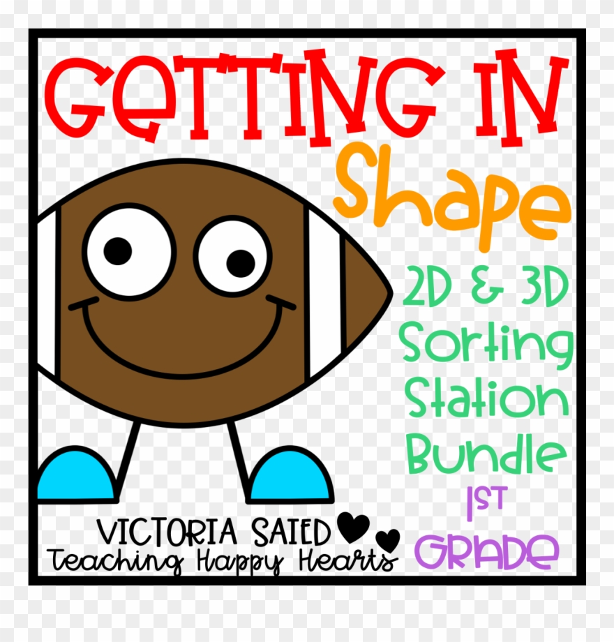2d & 3d Shape Sorting Stations - Cartoon Clipart