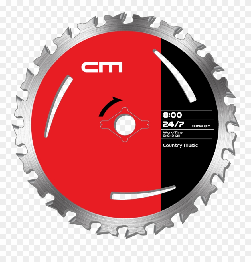 8 - 00min - Saw Blades Clipart