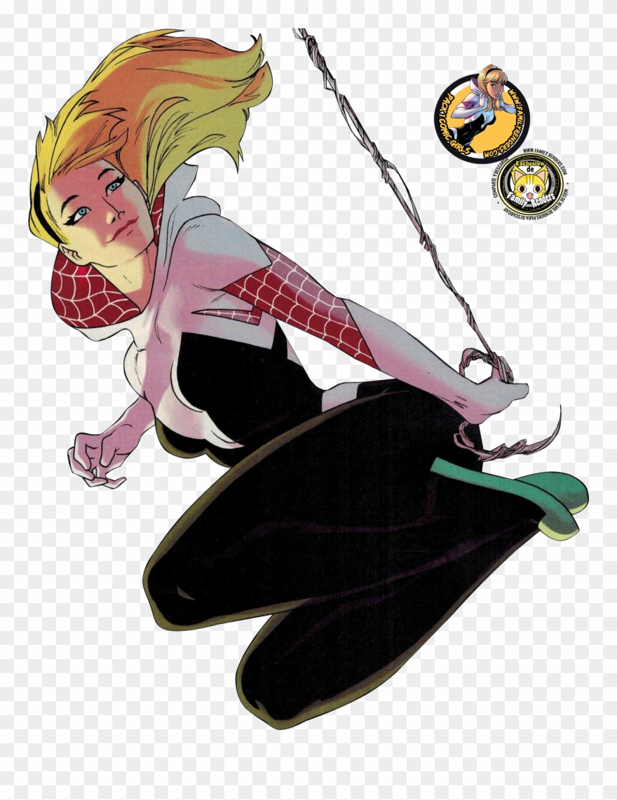 Spider Gwen Comic Art , Png Download - Gwen Stacy Spider Gwen Clipart