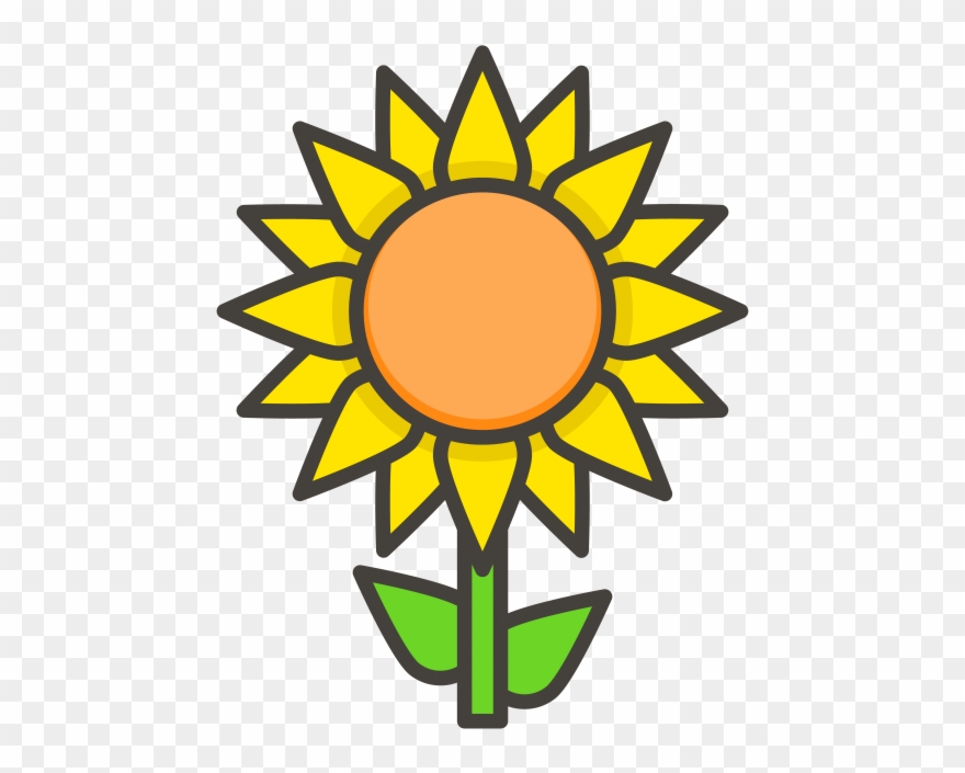 Sunflower Emoji Icon - Canada 150 First Nations Clipart