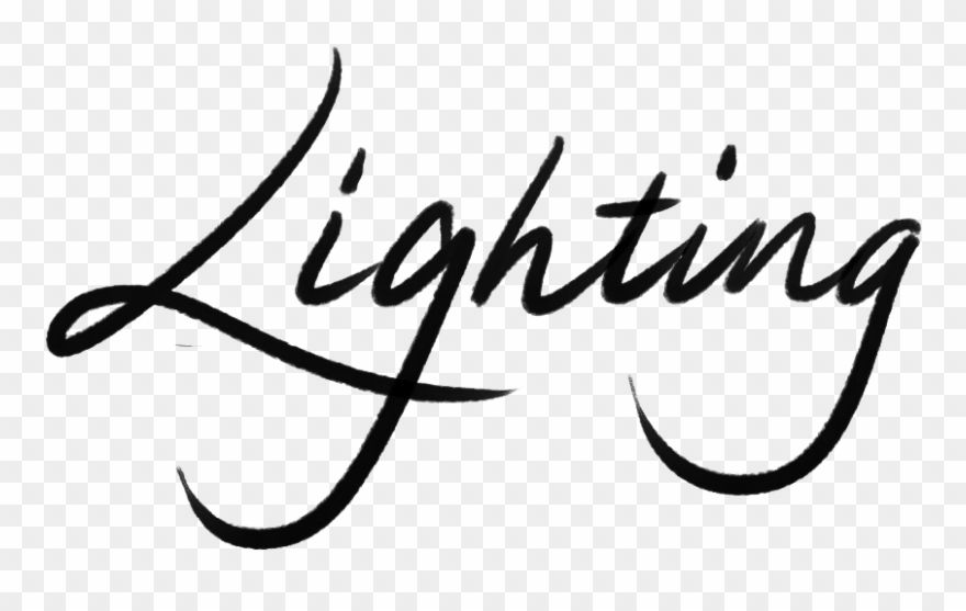 Lighting - Calligraphy Clipart