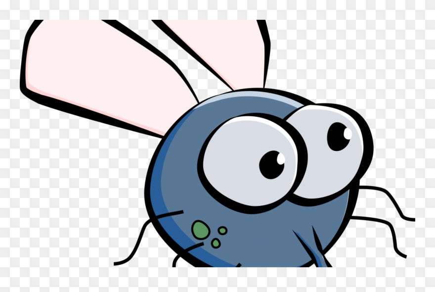 Fly Clipart Cartoon Flies - Cute Fly Cartoon Png Transparent Png