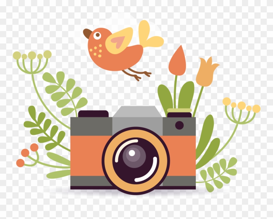 Photographic Film Camera Cartoon Poster Vector - Vector Camera Cartoon Png Clipart