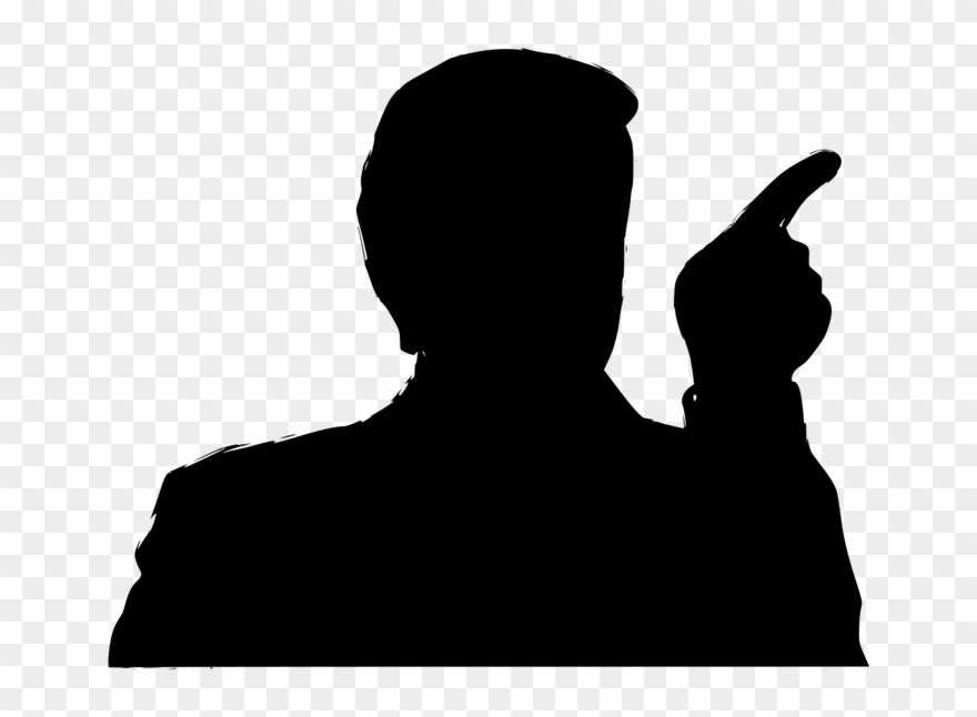 Trump Silhouette Png - Silhouette Clipart