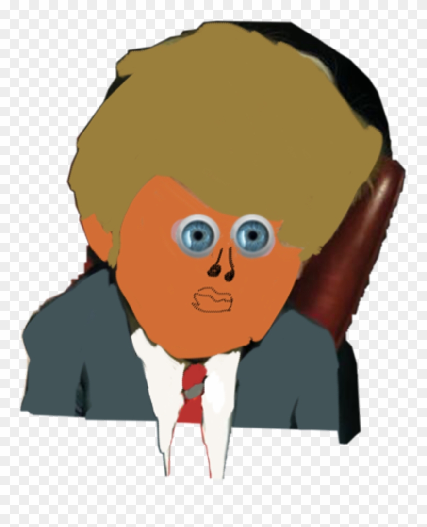 Trump Sticker - Cartoon Clipart