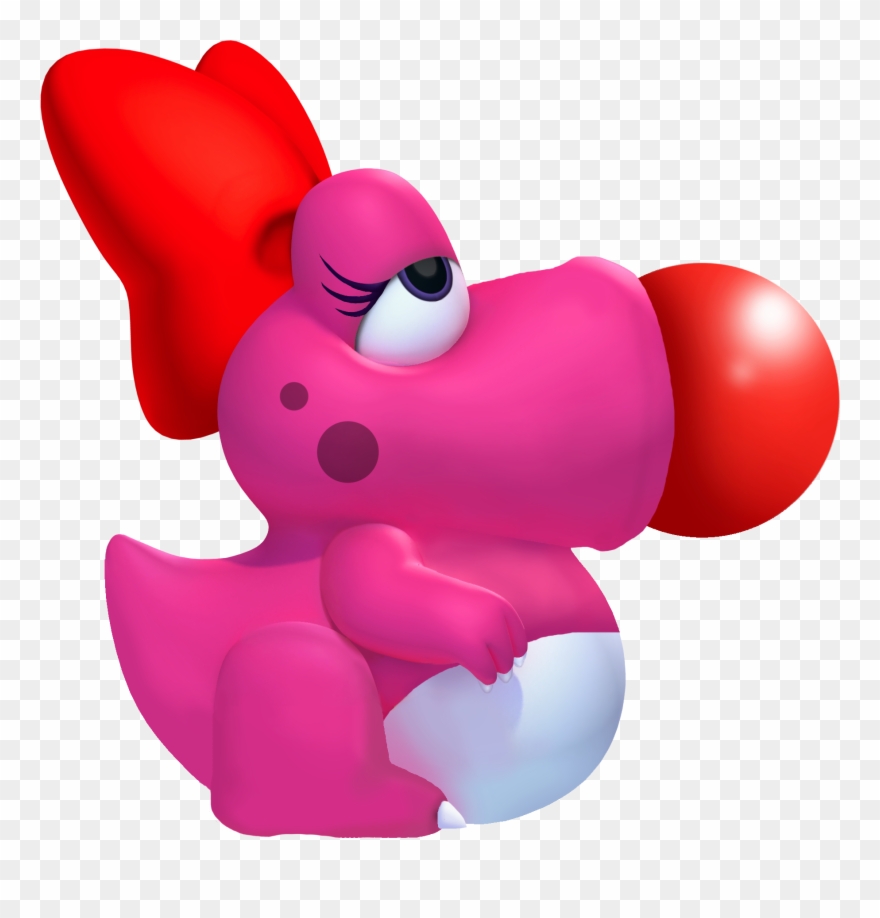 Yoshi Clipart Fantendo - Baby Birdo Mario Kart Wii - Png Download