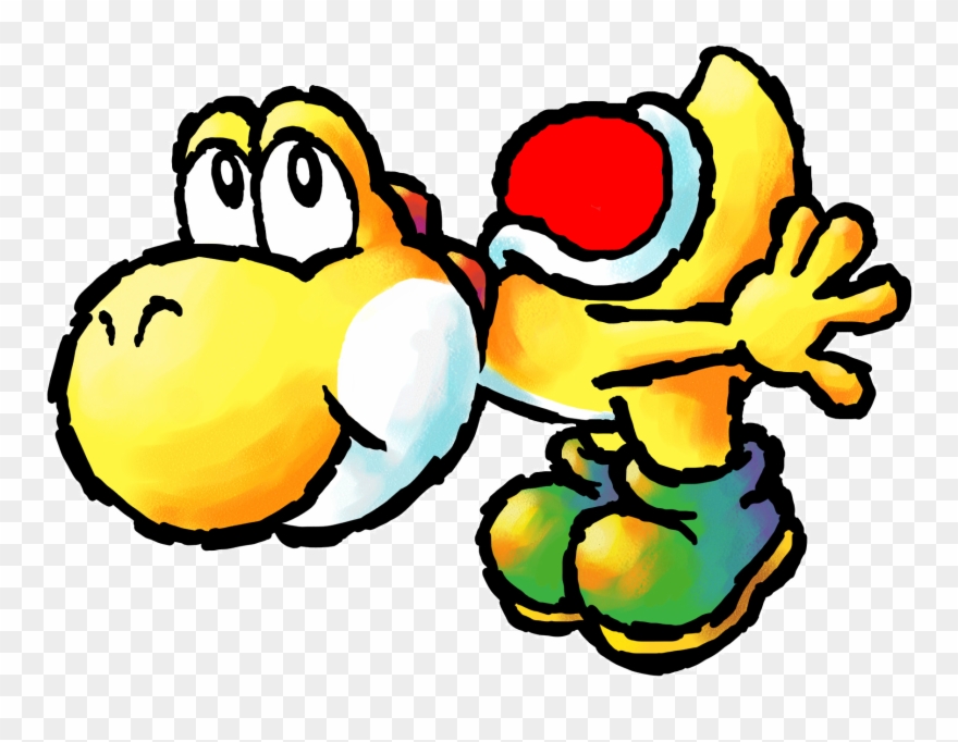 Thepremiumyoshi 2d - Yellow Yoshi Png Clipart