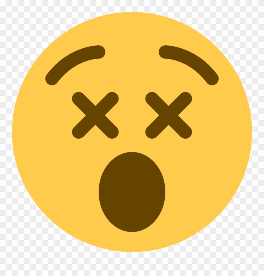 Dizzy Face - Dizzy Face Emoji Clipart