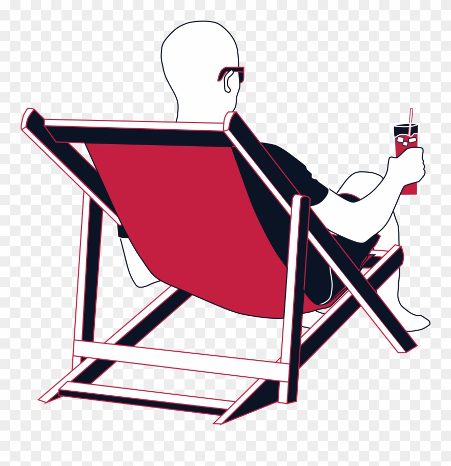 Sit Back, Relax, & Enjoy - Illustration Clipart