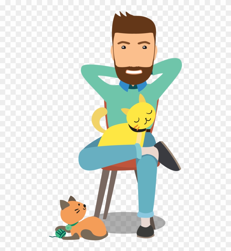 Order And Relax - Cartoon Clipart
