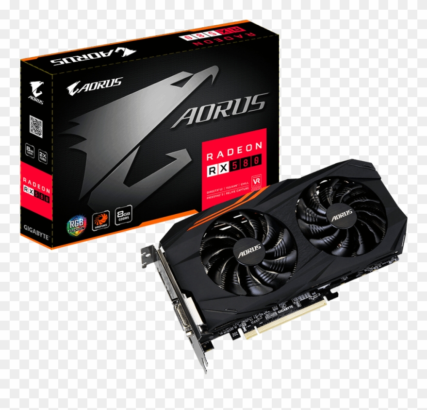 Alienware Clipart - Rx 580 Aorus 8gb - Png Download