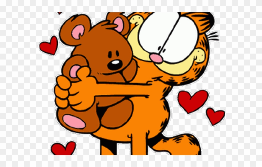 Garfield Clipart Christmas - Garfield And Pookie - Png Download