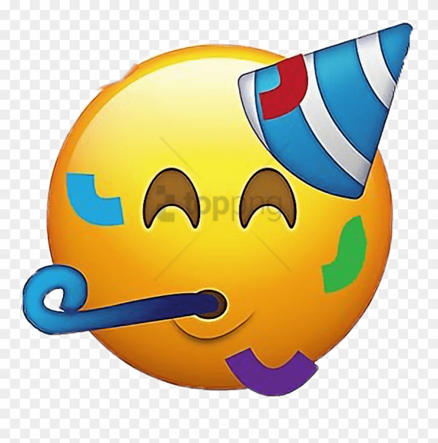 Ios12 Party Emoji Emojis Face Happy Partytime Partyhat Clipart