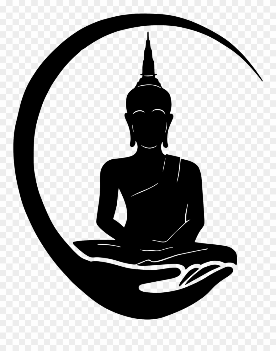 Buddha Logo Design Clipart